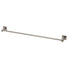 Phoenix Radii Single Towel Rail Square Plate Brushed Nickel - The Blue Space