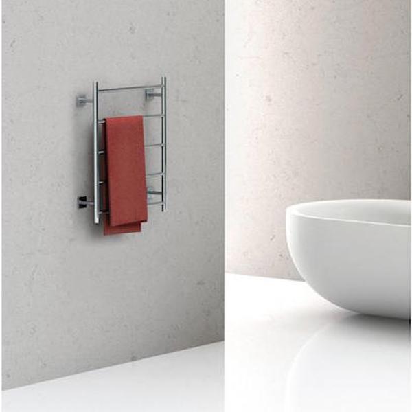 Phoenix Radii Towel Ladder Square Plate - Chrome