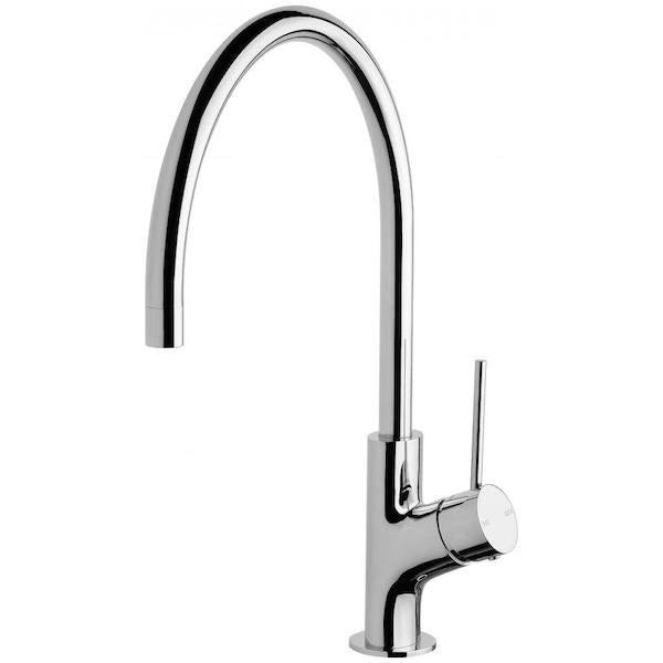 Phoenix Vivid Slimline Oval Sink Mixer 220mm Gooseneck-Chrome