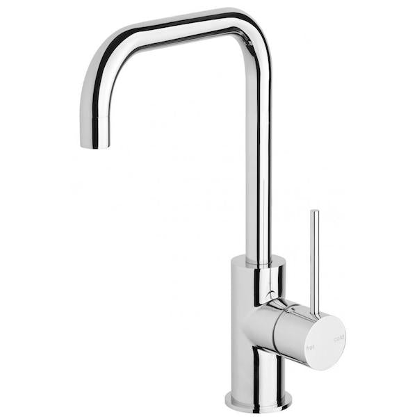 Phoenix Vivid Slimline Side Lever Sink Mixer 160mm Squareline-Chrome - the blue space