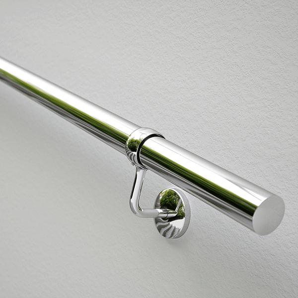 Rothley Internal Handrail Polished Stainless Steel