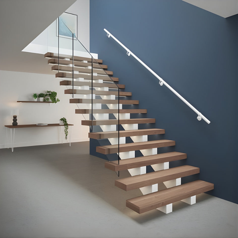 Rothley Anti Bacterial Indoor Handrail Kit Matt White
