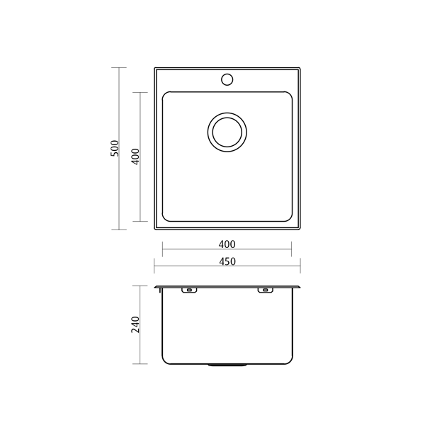 Seima Kubic KL 35 Litre Stainless Steel Sink