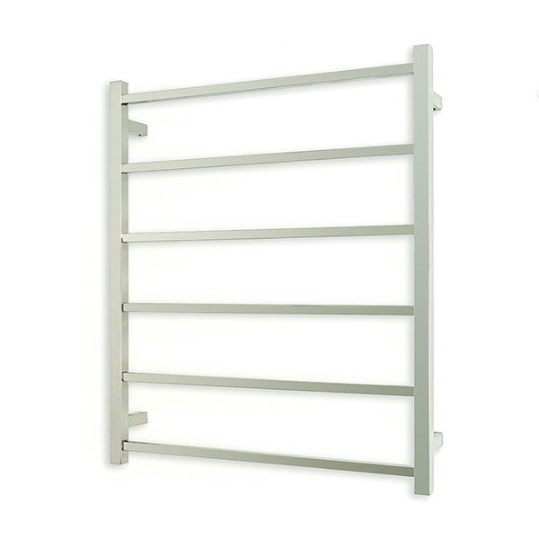 Radiant Square 6 bar Non-Heated Rail 700mmx830mm Polished Stainless Steel