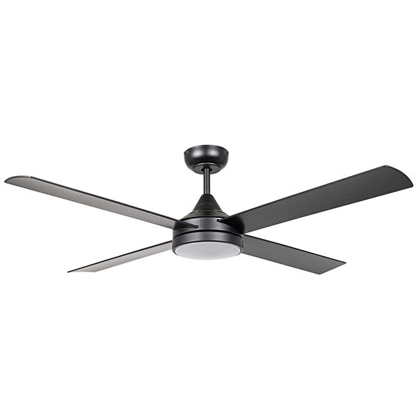 Eglo Stradbroke 52in 132cm DC Ceiling Fan with 20W LED CCT Light - Black