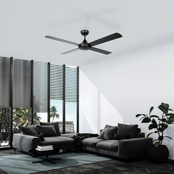 Eglo Stradbroke 52in 132cm DC Ceiling Fan - Black