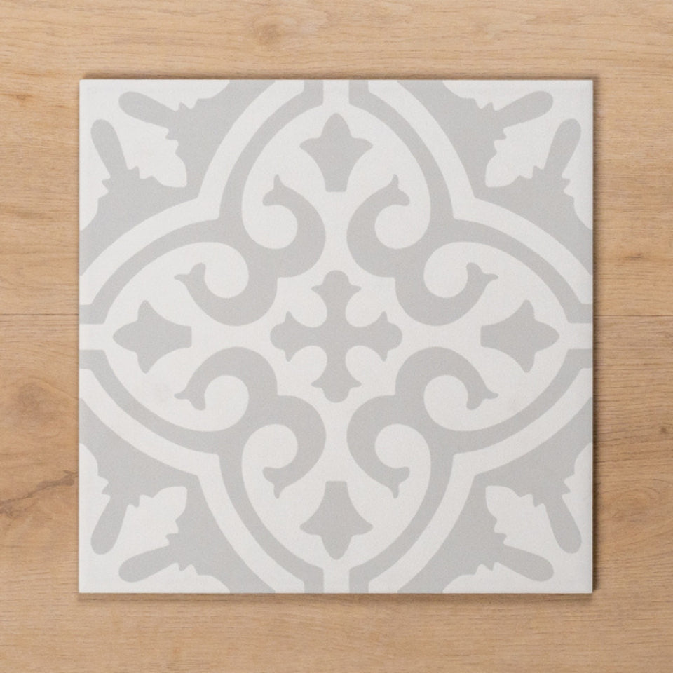 Tamarama Soft Grey Matt P3 Cushioned Edge Porcelain Tile 300x300mm