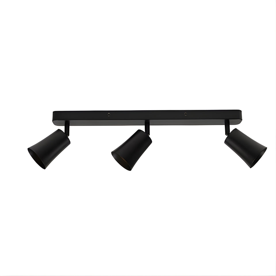 Telbix Alvey GU10 3 Light Spotlight Black