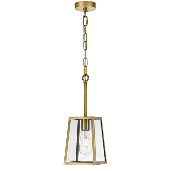 Telbix Cantena E27 15cm Pendant Antique Brass