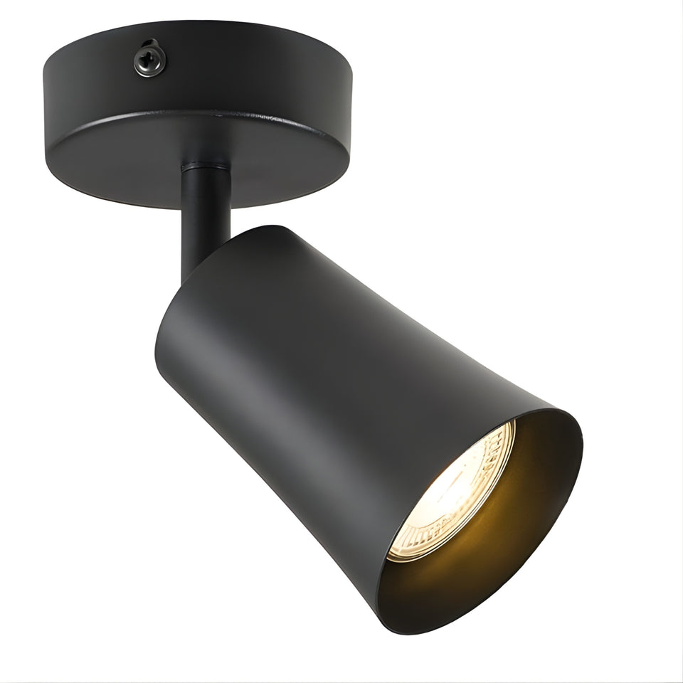 Telbix Alvey GU10 1 Light Spotlight Black