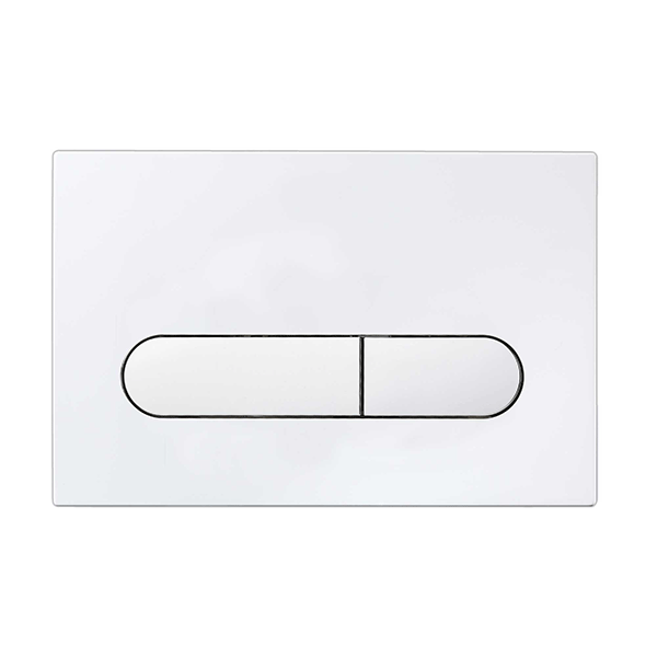 Seima 500 Series Flush Plate - Matte White