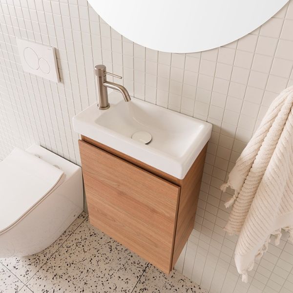 ADP Glacier Lite Mini Wall Hung Vanity with Ceramic Top