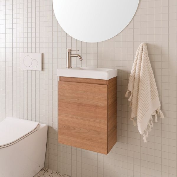 ADP Glacier Lite Mini Wall Hung Vanity with Ceramic Top