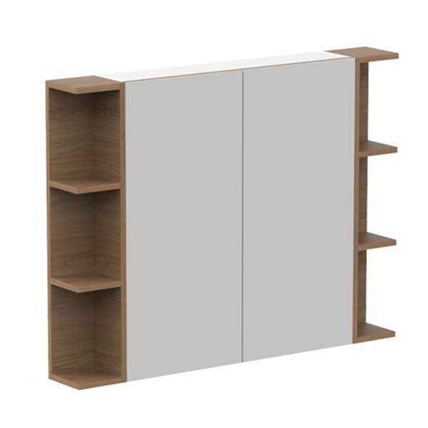 ADP Glacier Shaving Cabinet 2 Door 1050mm Double Shelf Side  - The Blue Space