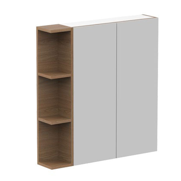 ADP Glacier Shaving Cabinet 2 Door 750mm Left Shelf Side  - The Blue Space