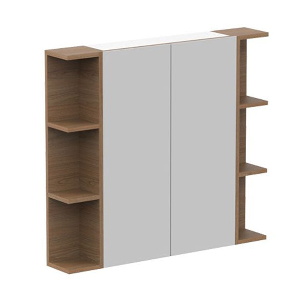 ADP Glacier Shaving Cabinet 2 Door 900mm Double Shelf Side  - The Blue Space
