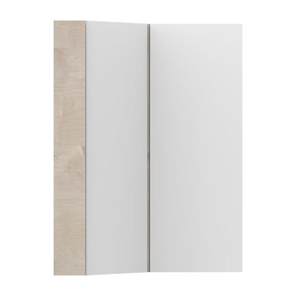 ADP Glacier Lite Offset Corner Mirror Shaving Cabinet