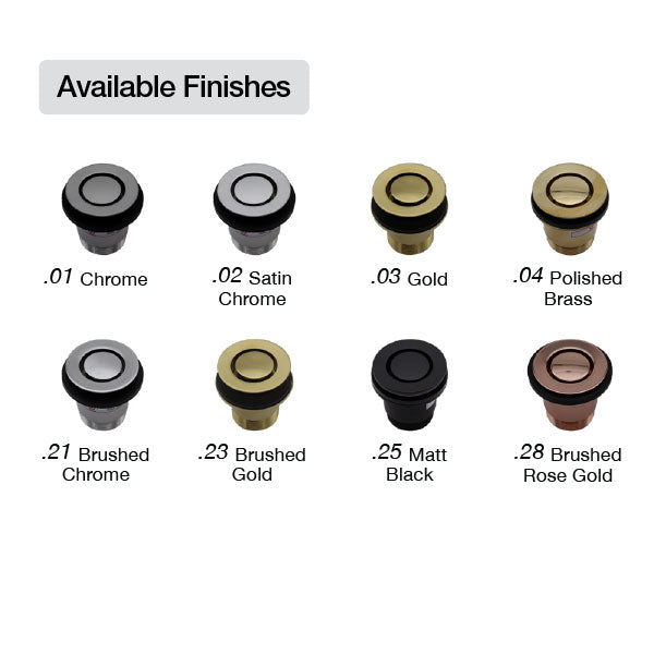 ART Australia Bath Pop Down® Plug and Waste 40mm Rose Gold