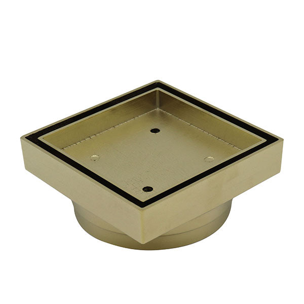 ART Australia Bermuda Standard Floor Waste Tile Insert Brushed Gold