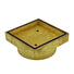 ART Australia Bermuda Standard Floor Waste Tile Insert Polished Brass - The Blue Space