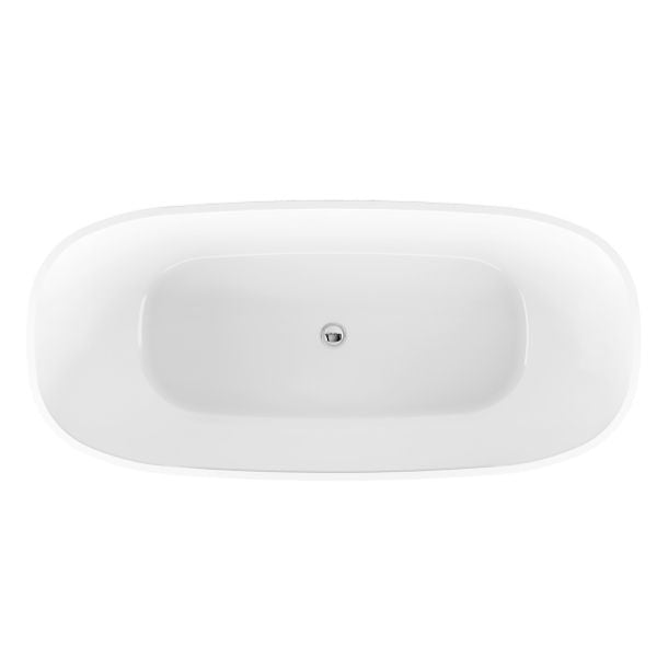 BelBagno Ally Freestanding Bath White