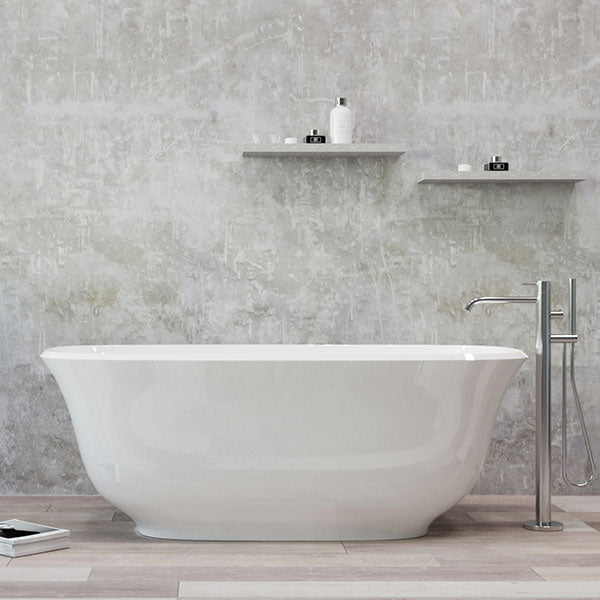 BelBagno Baden Freestanding Bath White