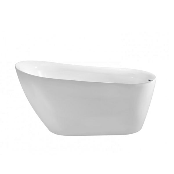 BelBagno Romano Freestanding Bath White