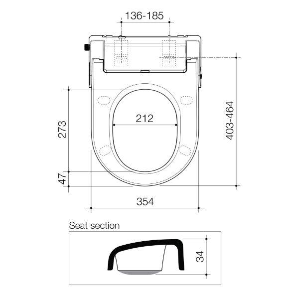 Caroma Electronic Bidet Seat