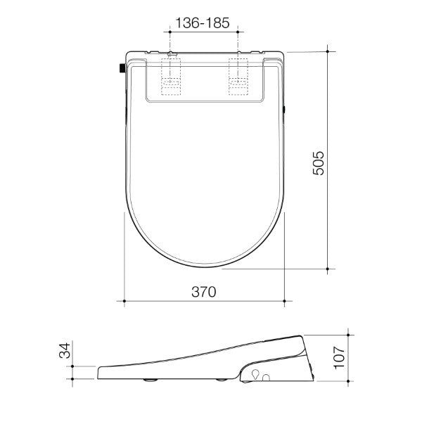Caroma Electronic Bidet Seat