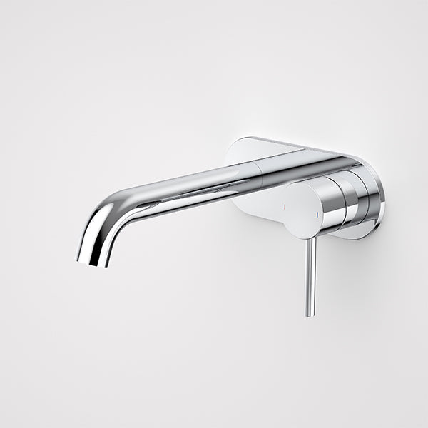 Caroma Liano II Lead Free Wall Basin/Bath Mixer Plate Set Chrome