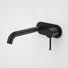 Caroma Liano II 210mm Wall Basin/Bath Mixer Plate Set Matte Black- The Blue Space