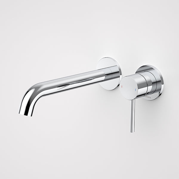 Caroma Liano II Wall Basin/Bath Mixer Set Chrome - CLEARANCE