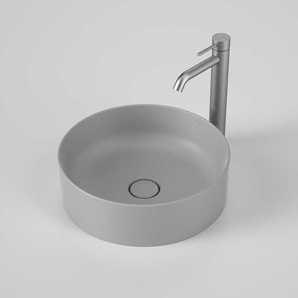 Caroma Liano II 400mm Round Above Counter Basin – Matte Grey