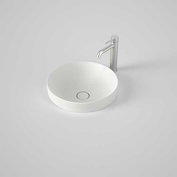 Caroma Liano II 400mm Round Inset Basin – Matte White