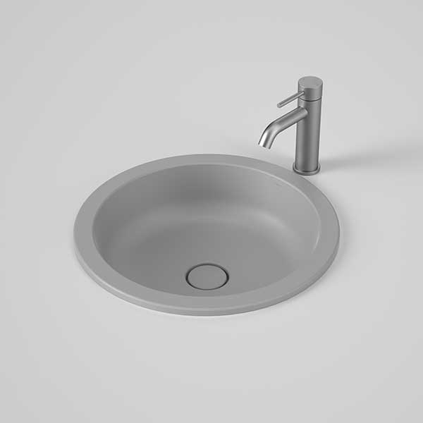 Caroma Liano II 440mm Round Under/Over Counter Basin – Matte Grey