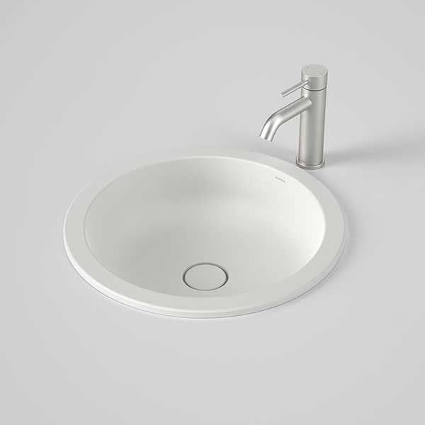 Caroma Liano II 440mm Round Under/Over Counter Basin – Matte White