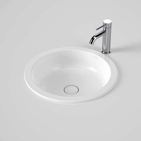 Caroma Liano II 440mm Round Under/Over Counter Basin – White