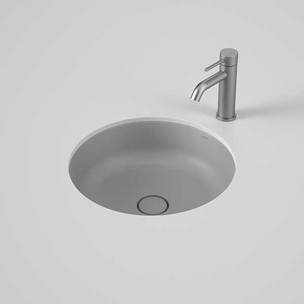 Caroma Liano II 440mm Round Under/Over Counter Basin – Matte Grey