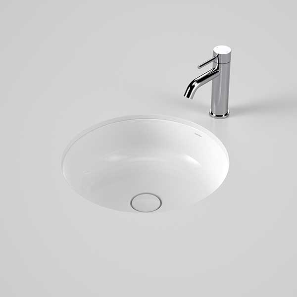 Caroma Liano II 440mm Round Under/Over Counter Basin – White