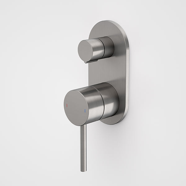 Caroma Liano II Bath/Shower Mixer with Diverter Gunmetal - The Blue Space