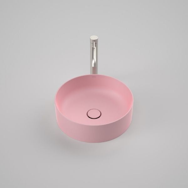 Caroma Liano II 400mm Round Above Counter Basin – Matte Pink