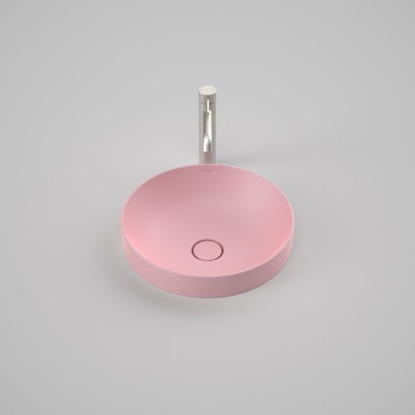 Caroma Liano II 400mm Round Inset Basin – Matte Pink