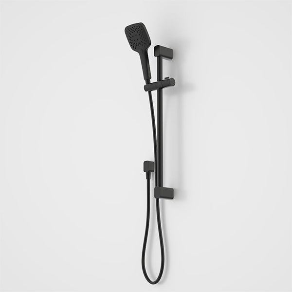 Caroma Luna Multifunctional Rail Shower Satin Black - The Blue Space