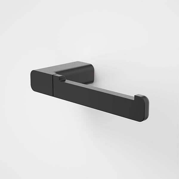 Caroma Luna Toilet Roll Holder Satin Black - The Blue Space