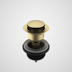 Caroma Basin Pop-up Plug and Waste Brushed Brass