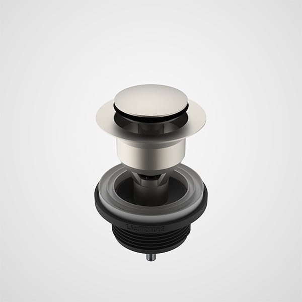 Caroma Basin Pop-up Plug and Waste Brushed Nickel
