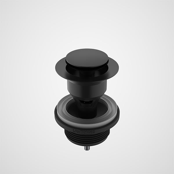 Caroma Basin Pop-up Plug and Waste Black - The Blue Space