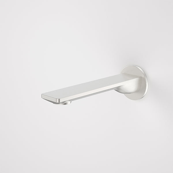 Caroma Urbane II Low Lead Round 180mm Basin/Bath Outlet Brushed Nickel