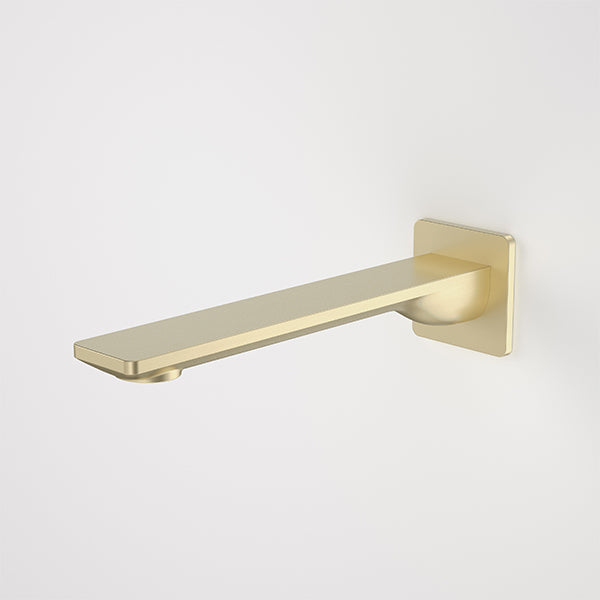 Caroma Urbane II Low Lead Square 220mm Basin/Bath Outlet Brushed Brass