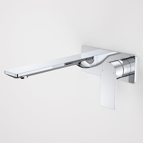 Caroma Urbane II 220mm Lead Free Wall Basin/Bath Mixer Rectangle Chrome